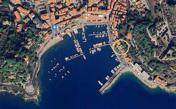 Map of Porto Azzurro