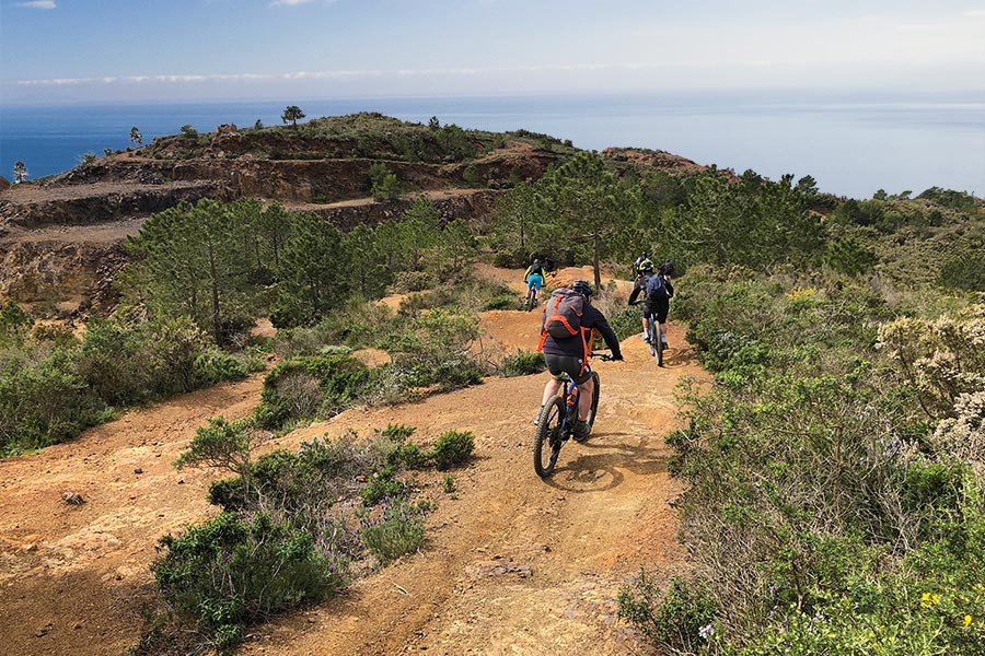 Mountain bike on Elba